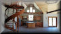 Black Cherry 6-0 3QT with cusom forged iron balustrade system